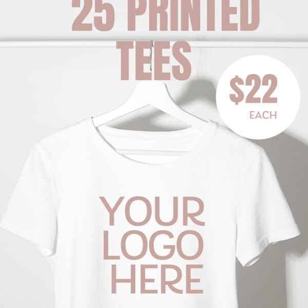 25 Screen Printed Tee Deal ( 1 SIDE ) Thumbnail