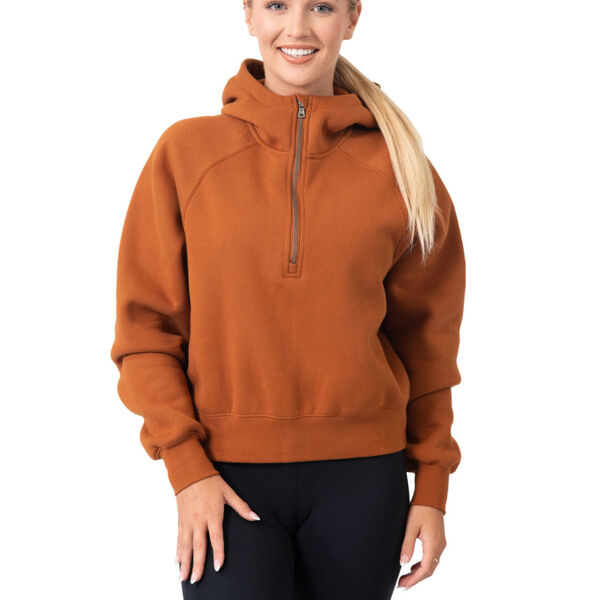 Ladies Cotton Care Half-Zip Thumbnail