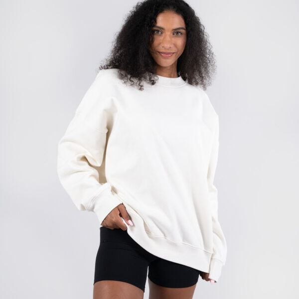 Oversized Crew Neck Fleece Thumbnail